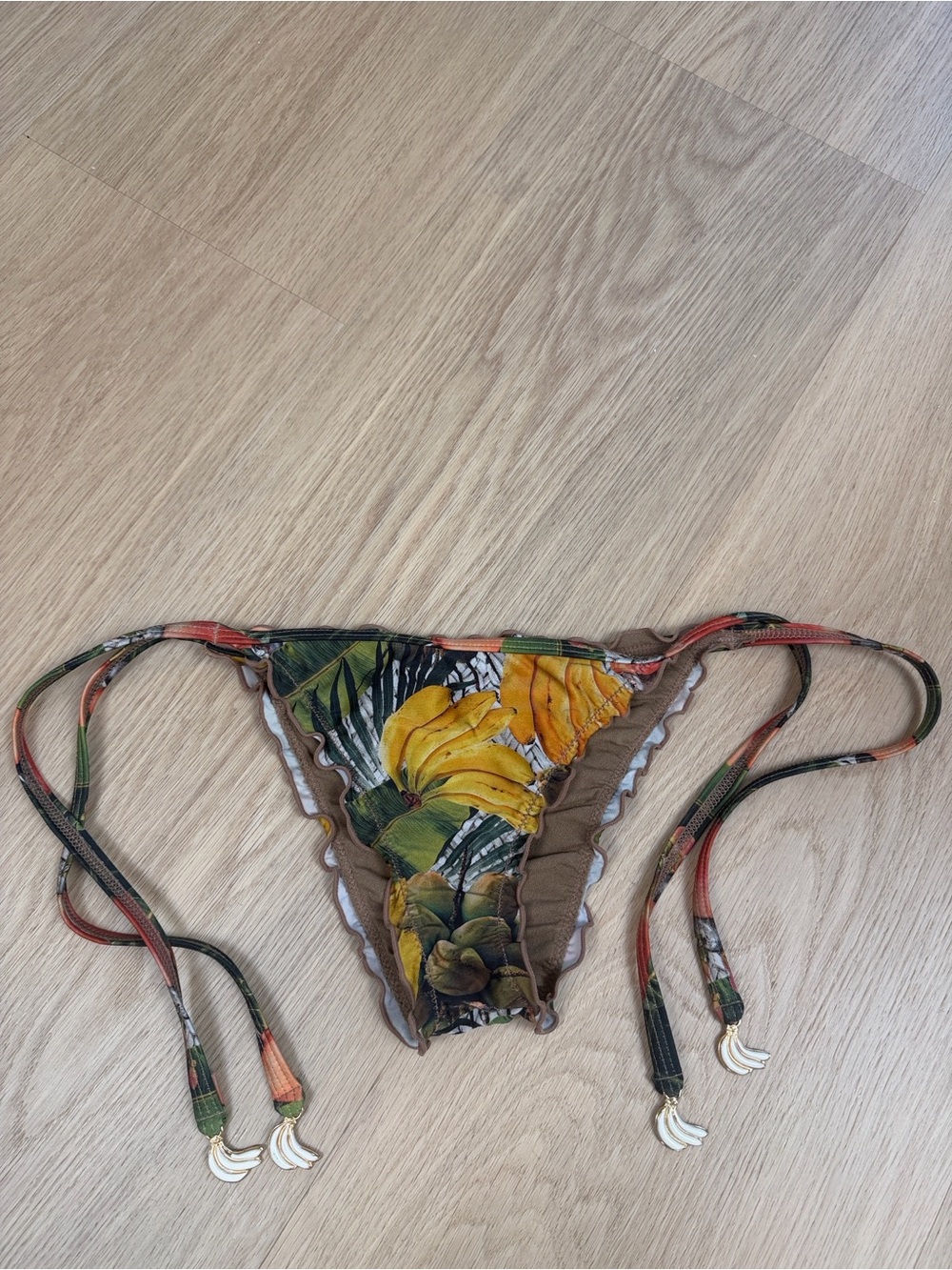 Agua De Coco Tropical String Bikini Bottom